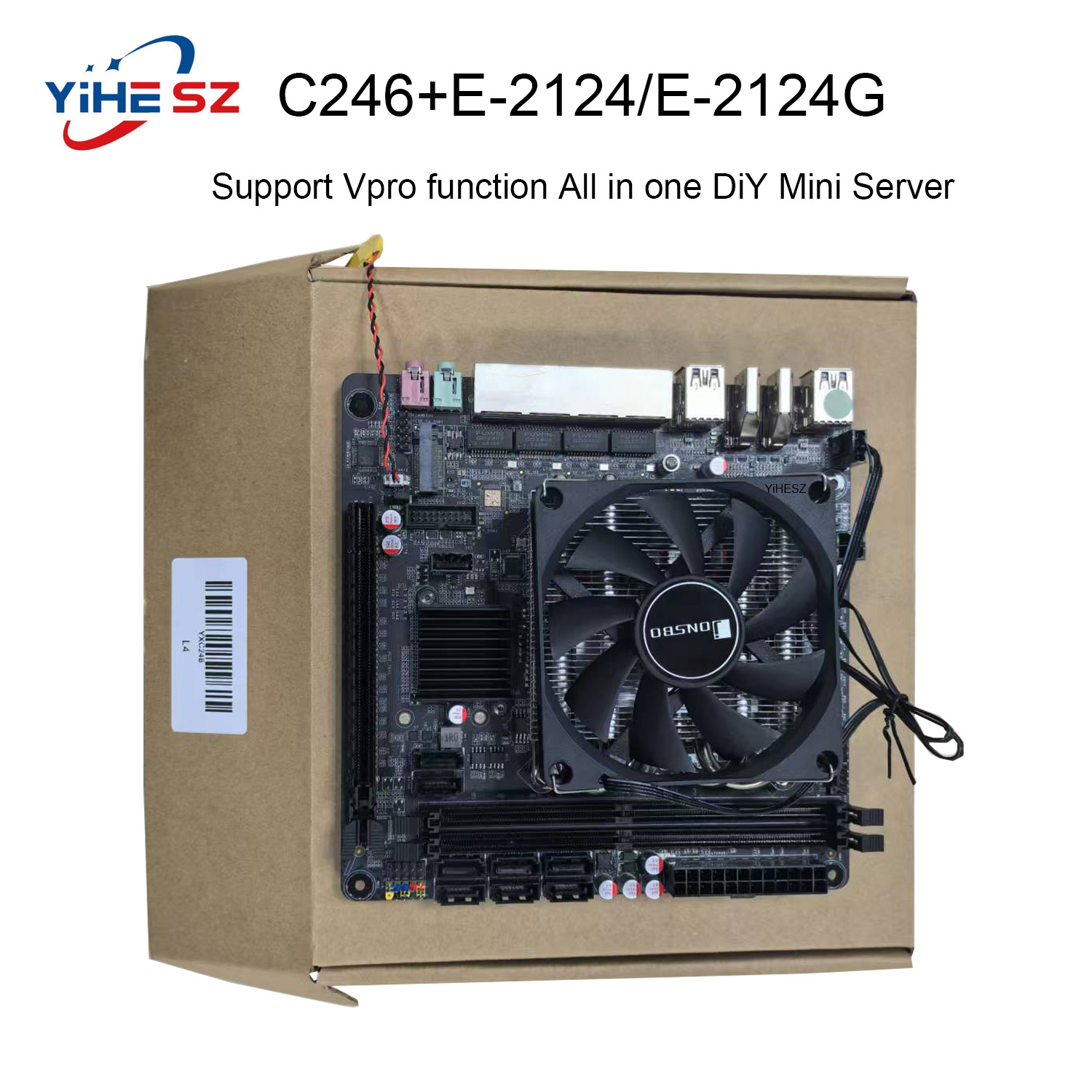 Płyta główna E-2124/2124G C246 – Nas Motherboard 8 Sata Mini Itx recenzja i cena